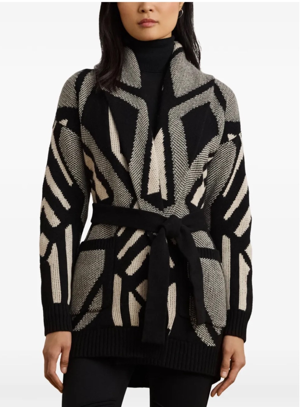 Lauren Ralph Lauren geo motif sweater
